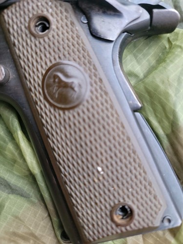 FACTORY COLT 1911 45 38 Super GOVERNMENT GRIPS Commander 1950s 60s AZ701 - Picture 8 of 9