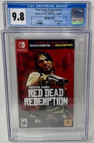 CGC Graded Red Dead Redemption NEW Nintendo Switch (1020707006, 9.8 A++)