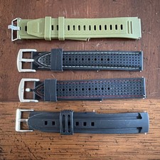 Four Soft Silicone Watch Bands 22mm