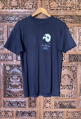 Vtg 80s Phantom Of The Opera Glow In The Dark T-shirt Single Stitch Screen Stars