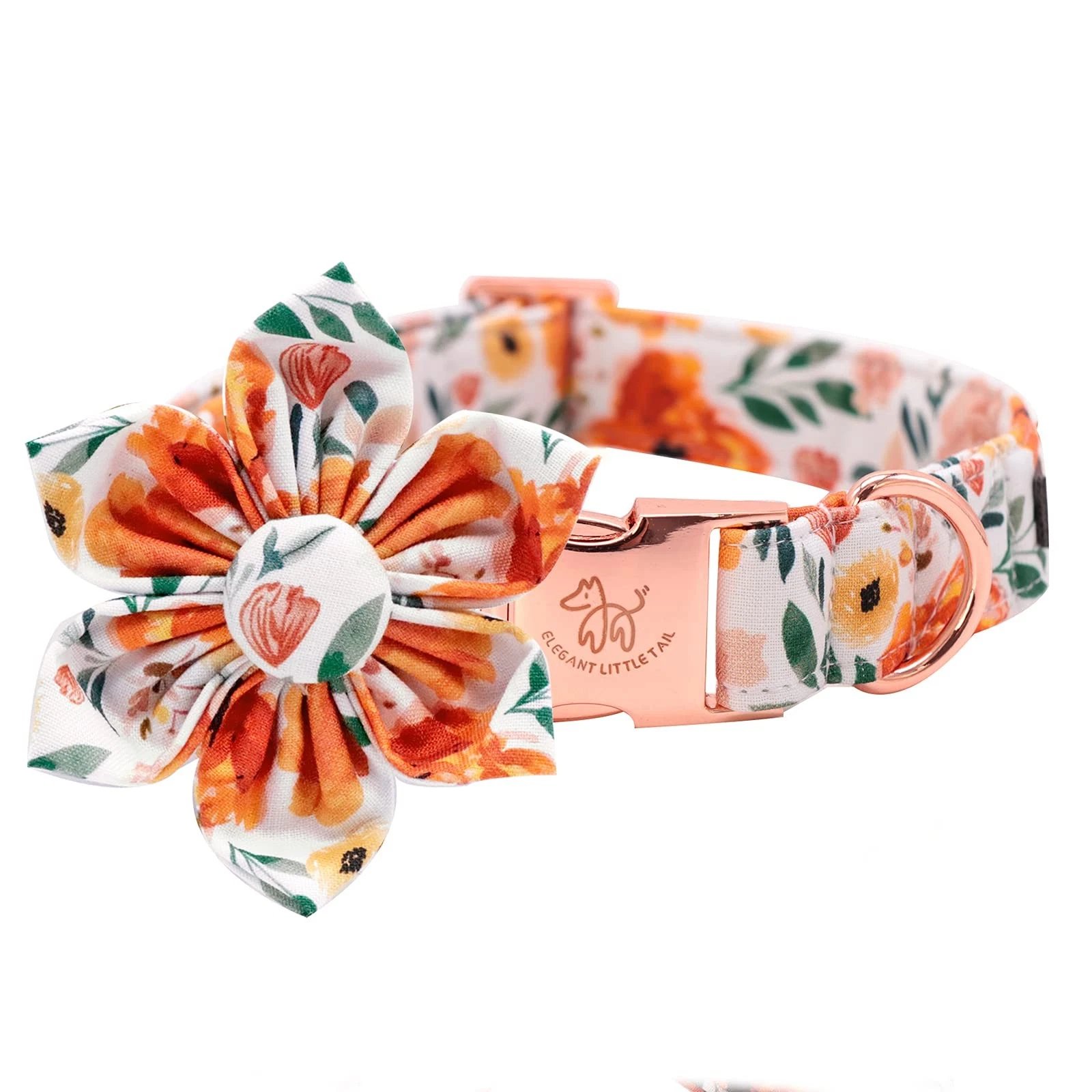 Floral Girl Dog Collar for Female Dogs Pet Collar Adjustable Dog Collars with...