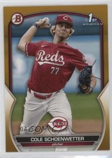 2023 Bowman Draft Gold 4/50 Cole Schoenwetter #BD-116 xb2