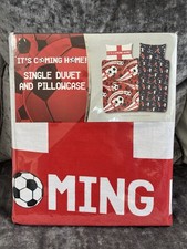 BNWT England It?s Coming Home Single Duvet Set