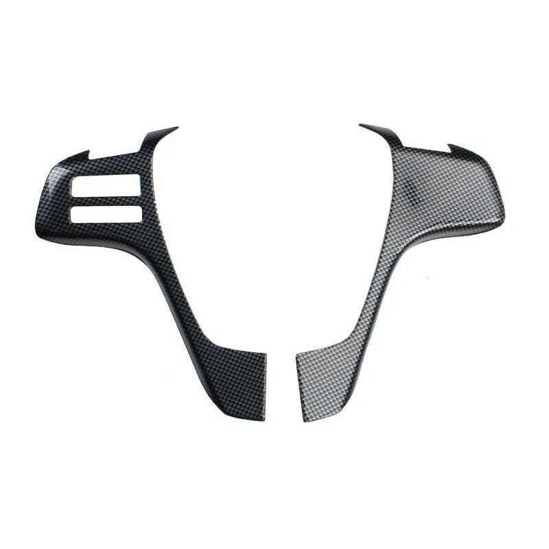 2P Inner Steering Wheel Frame Cover Trim Fit For Mazda 6 2009-2013 Carbon Fiber Foto 2 de 4