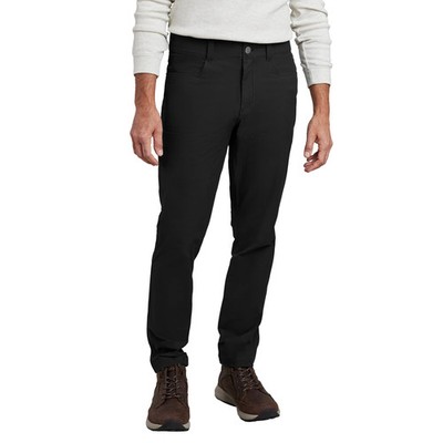 Kirkland Signature Men's Stretch Tech Pant Straight Fit 4-Way Stretch Flat Front