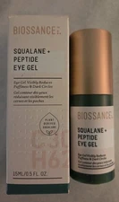 NEW Biossance Squalane + Peptide Eye Gel — 15 mL / 0.5 fl oz Full Size Serum