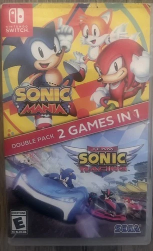 New ListingSonic Mania + Team Sonic Racing Double Pack Nintendo Switch Game w/Case