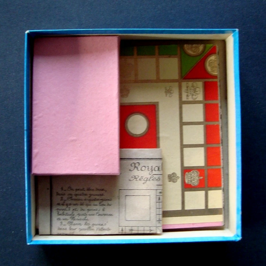 ROYAL LUDO  -  Jeu de société ancien  -  ( Jeux & Jouets Français - vers 1900 ) - Photo 2/4