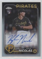 2024 Topps Chrome Rookie Auto Refractor 410/499 Kyle Nicolas #RA-KN Auto 1bi0