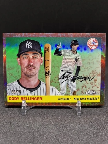 Cody Bellinger 2025 Topps Chrome Platinum Rose Gold Refractor /75 #26 Yankees