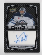 2023-24 Upper Deck Engrained Synthesis Signatures Autograph Connor Hellebuyck