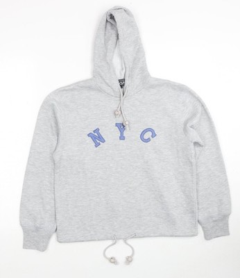Active Sport Damen grau Polyester Pullover Hoodie Größe S Pulli - NYC Size