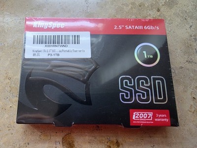 KingSpec 1TB SSD 2.5 Zoll SATA III 6Gb/s Interne Festplatte Solid State Drive