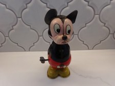 Marx Line Mar Tin Wind-up Mickey Mouse With Spining Tail