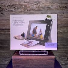Brookstone iConvert Instant Scan Digital Frame- 8" Frame 600 x 800