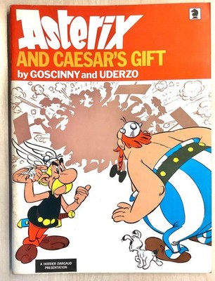 ASTERIX and CAESAR's GIFT 1982 48-page A5 booklet Goscinny & Underzo. Good cond