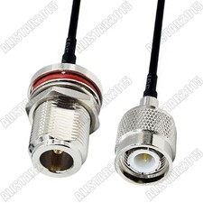 TNC Male Plug to N Female Jack Bulkhead Connector RF Pigtail RG174 Coaxial Cable