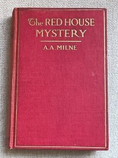 VINTAGE 1922 A.A. MILNE THE RED HOUSE MYSTERY HC 1ST EDITION 7TH PRINTING BOOK