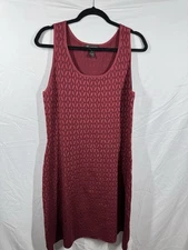 I.N.C. International Concepts sleeveless knit jacquard tank dress Sz XLarge