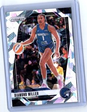 2024 Panini Prizm WNBA #63 Diamond Miller Ice Prizms