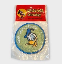 Vintage Donald Duck Character Patch Walt Disney World Productions NOS