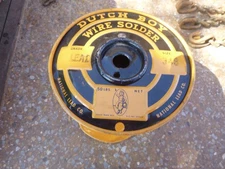 Vintage Dutch Boy  Empty Wire Solder Spool National Lead Company #50