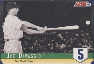 1992 Score Joe DiMaggio | eBay