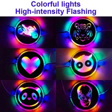 Luces de precaución intermitentes LED RGB de 24V con cinta de doble cara para motocicleta camión