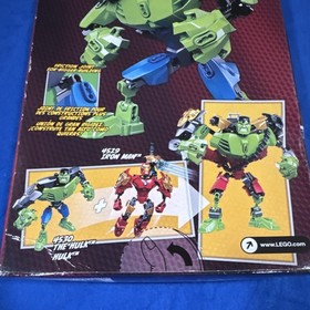 LEGO Marvel Super Heroes The Hulk 4530 Complete Set 39 Pieces Friction Joint