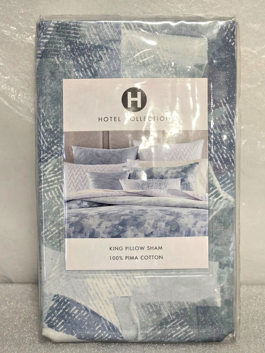 Hotel Collection King Pillow 1-Sham Lagoon 20" x 36 " Multic