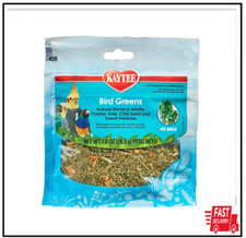 Kaytee Bird Greens Treat for All Pet Birds, 1 oz