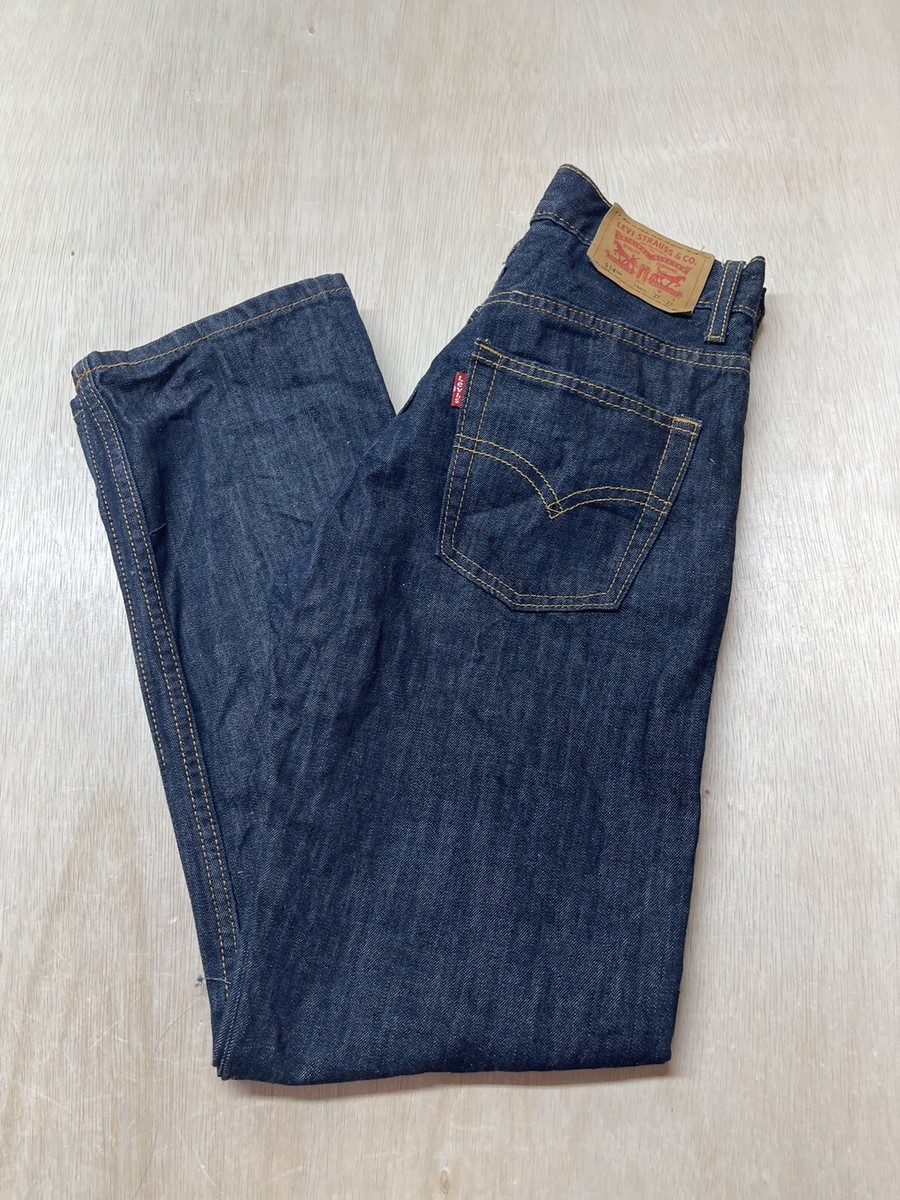 Levis 514 Slim Straight Fit Boys Jeans Blue Size 14 R 27x27 | eBay