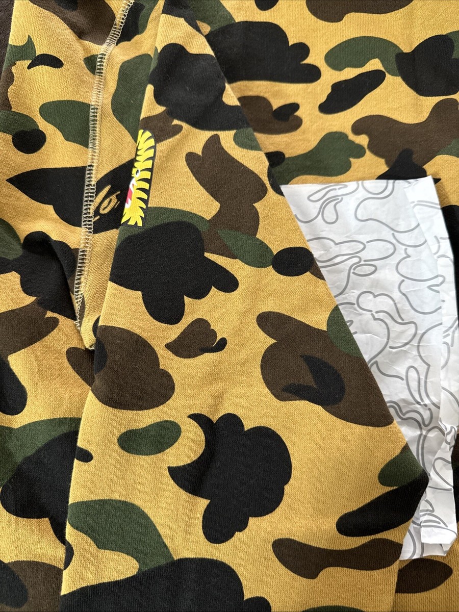 BAPE (A BATHNIG APE) 1ST CAMO 2ND SHARK FULL ZIP PONR HOODIE Men's