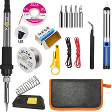 80W Electric Soldering Iron Welding Gun Tool Kit Solder Wire Desoldering Pump