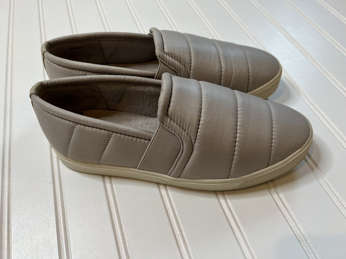 Vince Blaire Slip-On Shoes - Grey Brown Amazon.com | Vince Womens Blair Sneaker Optic White Woven  main image 3