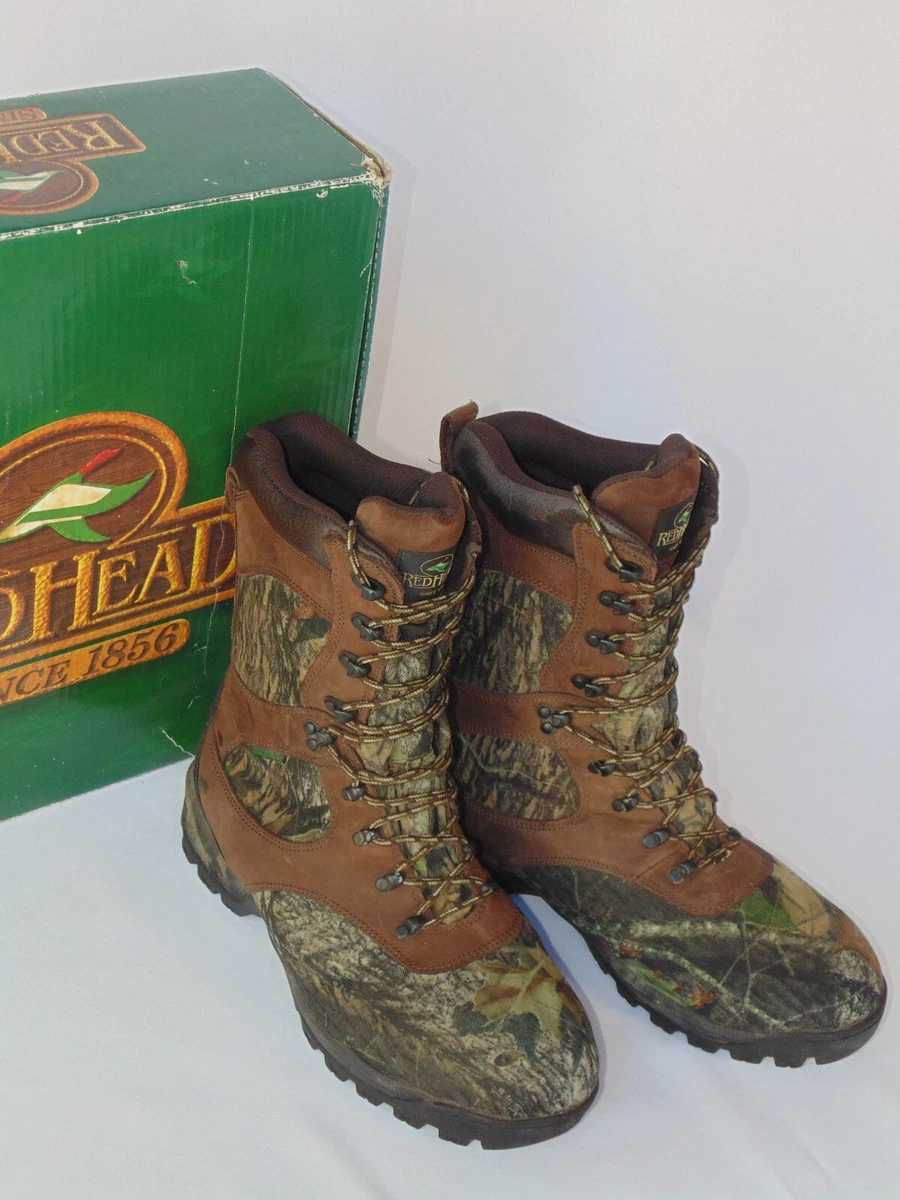 RedHead 800g Thinsulate Ultra Hunting Boots Mens Camo Side Zip Studded Size 12 RedHead | Shoes | Redhead Expedition Ultra Kanati Hunting  main image 3