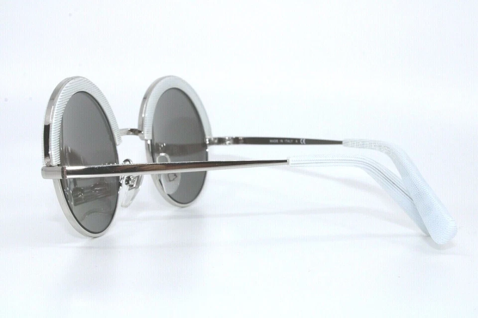 Gafas de sol Alain Mikli A04003 2102/6G plateadas espejadas nuevas auténticas 46 Foto 3 de 4