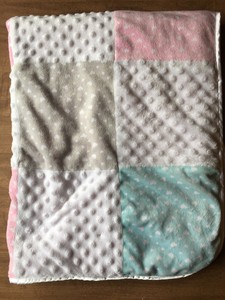 minky patchwork blanket