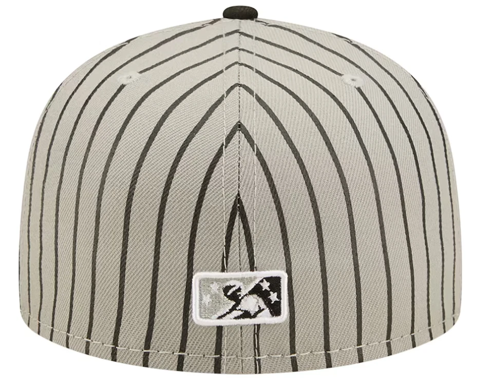 Men's Frisco RoughRiders New Era Gray/Black Theme Night 59FIFTY Fitted Hat Cap - Image 4 of 4