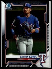 2021 Bowman #BCP-139 Bayron Lora Texas Rangers