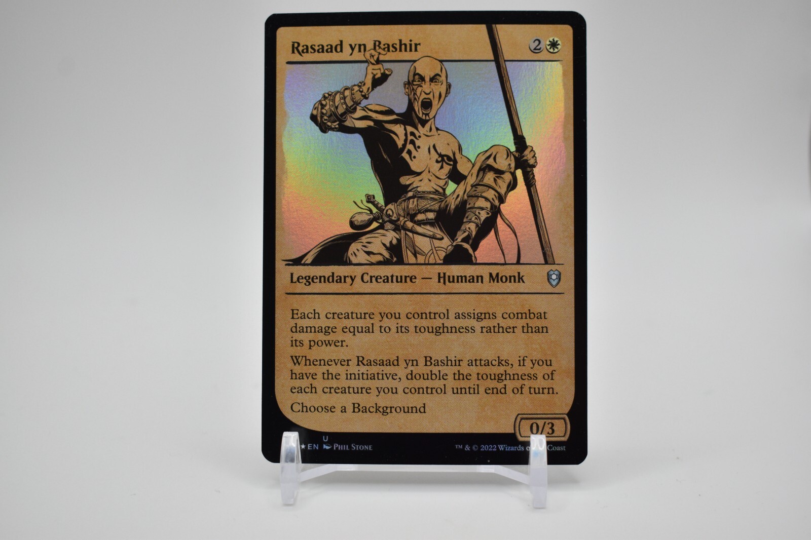 MTG NM Foil Baldur’s Gate Rasaad yn Bashir Showcase Card 380