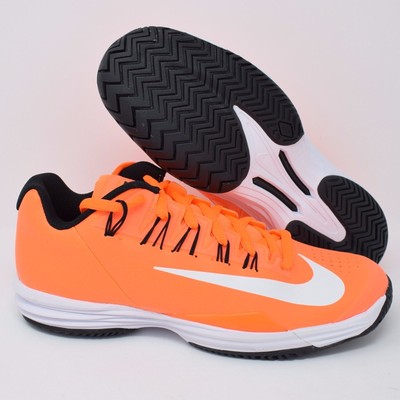orange and black nike tennis shoes