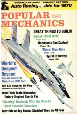 POPULAR MECHANICS 1970S MAGAZINE 120 Choice Issue Collection On USB Flash Drive