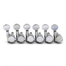Right 6 Strings Electric Guitar Locking Tuning Pegs Silver Tuners Machine Heads