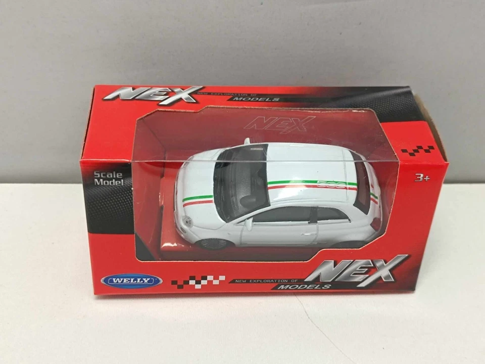 Fiat 500 - 2007 Bianco White - Welly Nex 1:43 Nuovo - Immagine 2 di 4