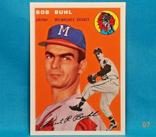 1994 TOPPS Baseball ** 1954 Archives Card #210 *** BOB BUHL *** Milwaukee Braves