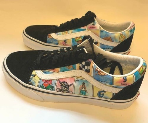 loteria print vans