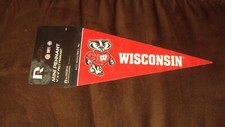 Wisconsin Badgers Felt Pennant Office Cubicle Dorm Room Size
