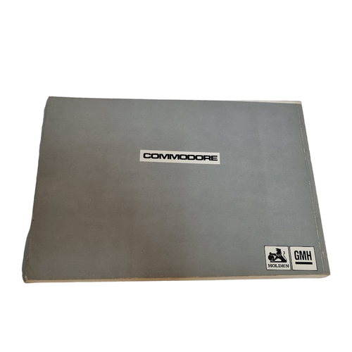 NOS Holden Commodore VH Blank Owners Handbook Manual 92012736 Aug 1981 SL/E - Picture 7 of 7