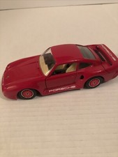 Burago Porsche Die Cast 959 Model Car | 1:24 Scale | Red Made In Italy